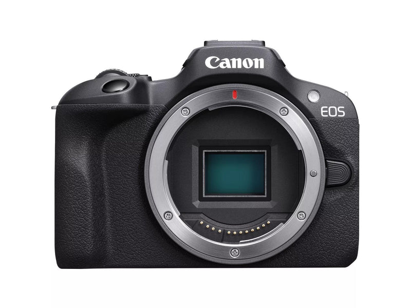 Canon EOS R100 + RF-S 18-45mm IS STM Travel Kit (Shoulder Bag + 64GB SD Card)