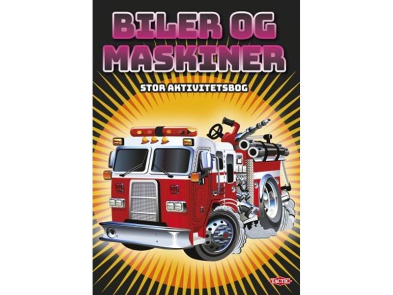 Tactic Biler og maskiner stor aktivitersbog (96s)