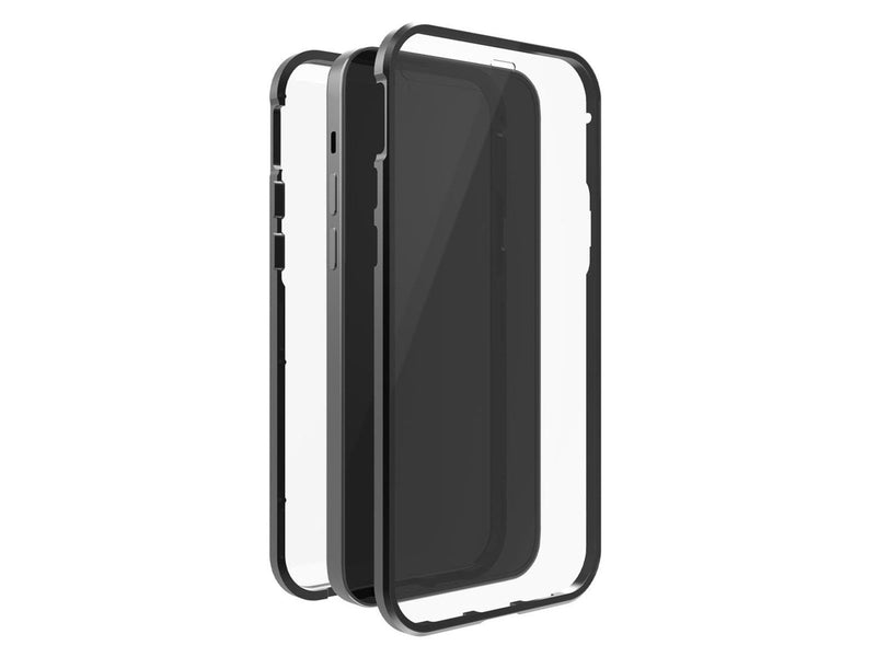 BLACK ROCK 360° Phone Case Glass iPhone 14 Transp/Black