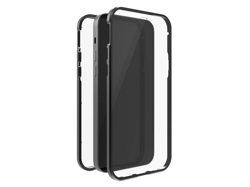 BLACK ROCK 360° Phone Case Glass iPhone 14 Pro Transp/Black