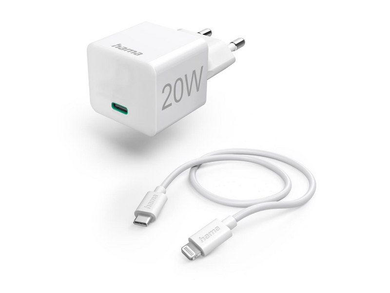 Hama Fast Charger 220V USB-C-Lightning