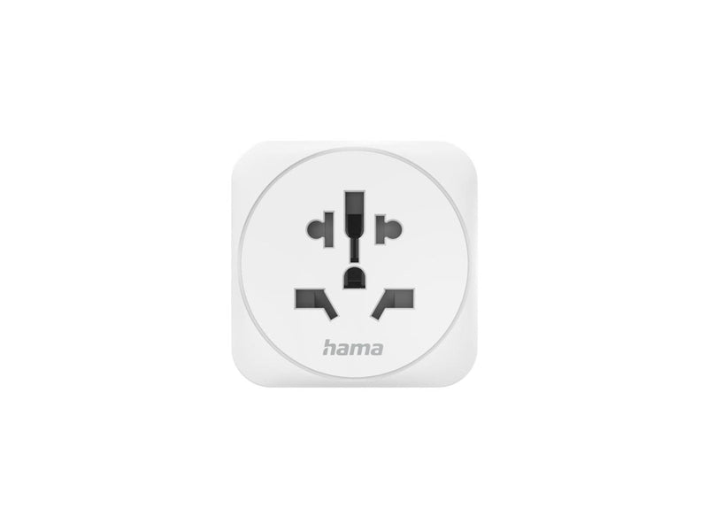 Hama Traveladapter Type E/F Universal World-EU White