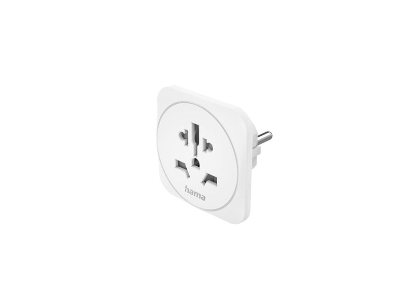 Hama Traveladapter Type E/F Universal World-EU White