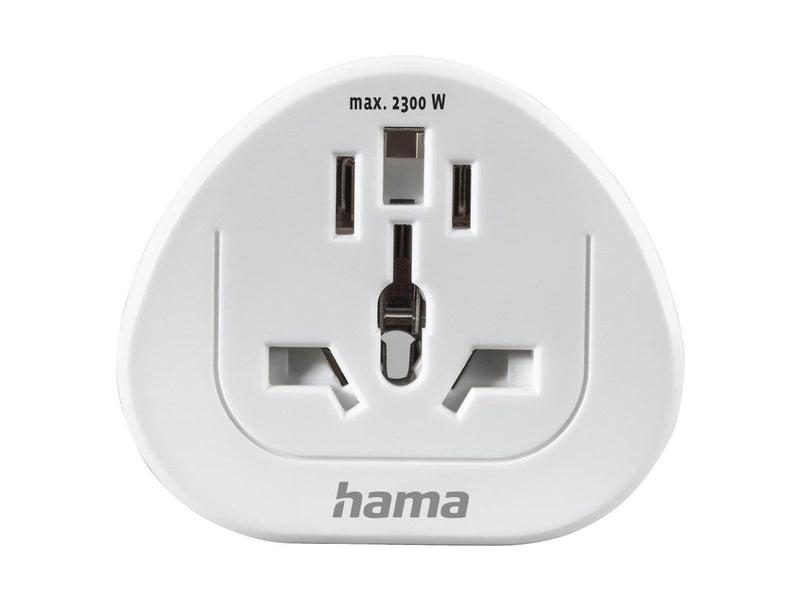 Hama Traveladapter Type E/F Universal World-EU White
