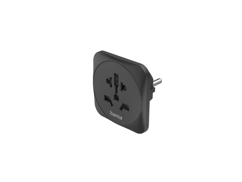Hama Traveladapter Type E/F Universal World-EU Black