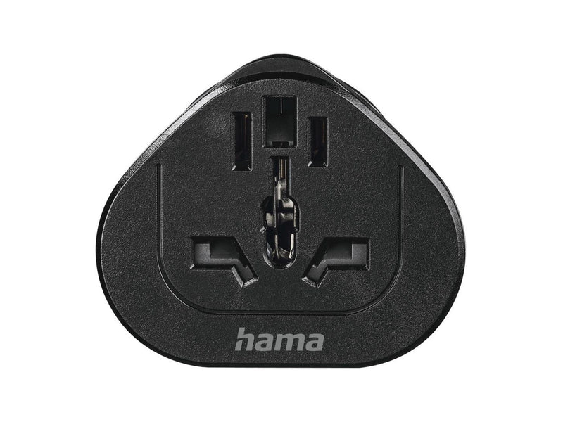 Hama Traveladapter Type E/F Universal World-EU Black
