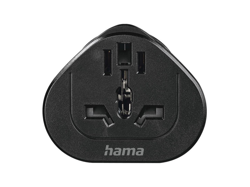 Hama Traveladapter Type E/F Universal World-EU Black