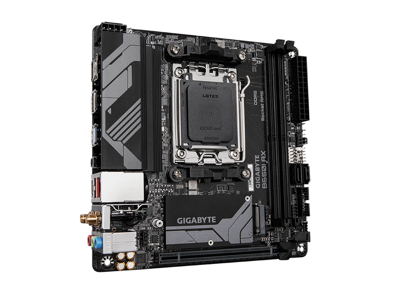 GIGABYTE B650I AX Mainboard - AMD B650 - AMD AM5 socket - DDR5 RAM - Mini-ITX