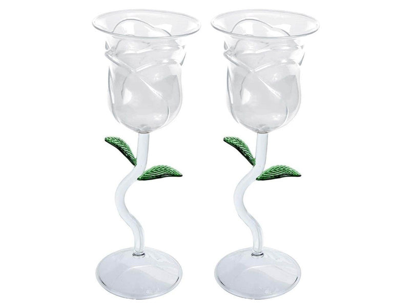 Mikamax Rose Wine Glass Set