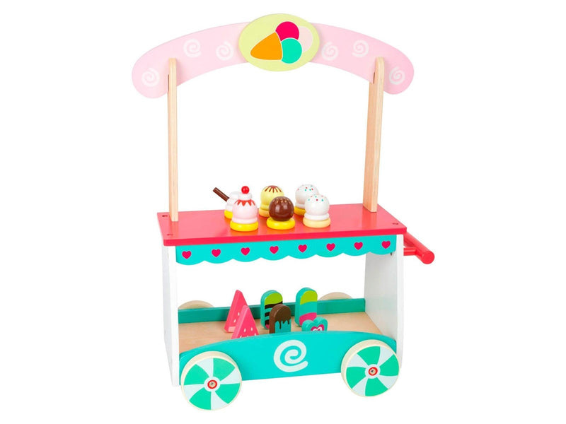 Small Foot - Wooden Ice Cream Cart with Accessories