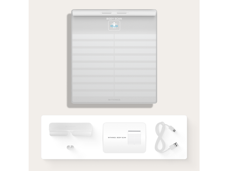 Withings Analysewaage Body Scan - White