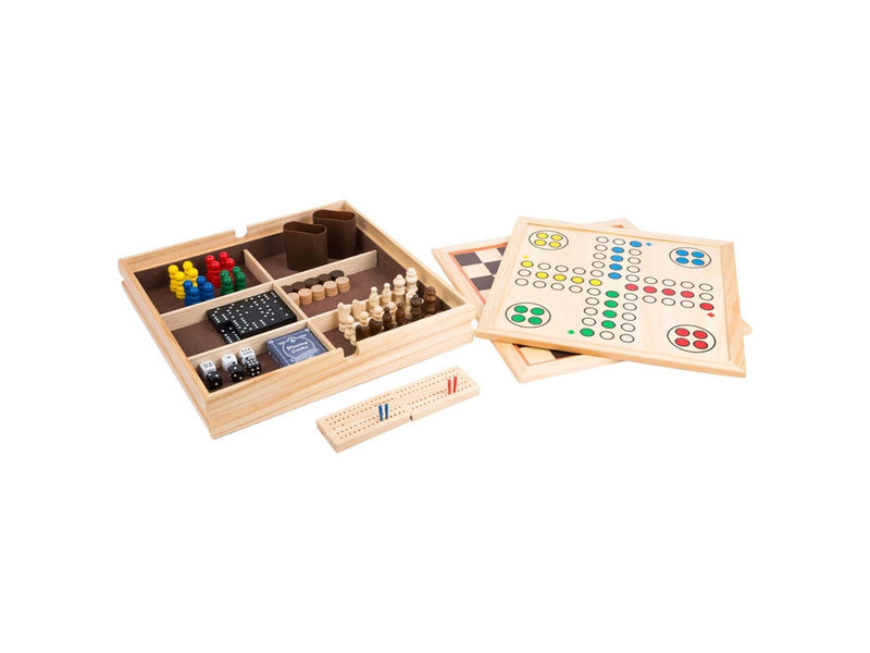 Small Foot - Wooden Classic Games 9in1