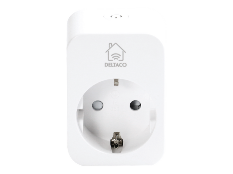 Deltaco SMART HOME smart plug with energy monitoring 16A 2-pack