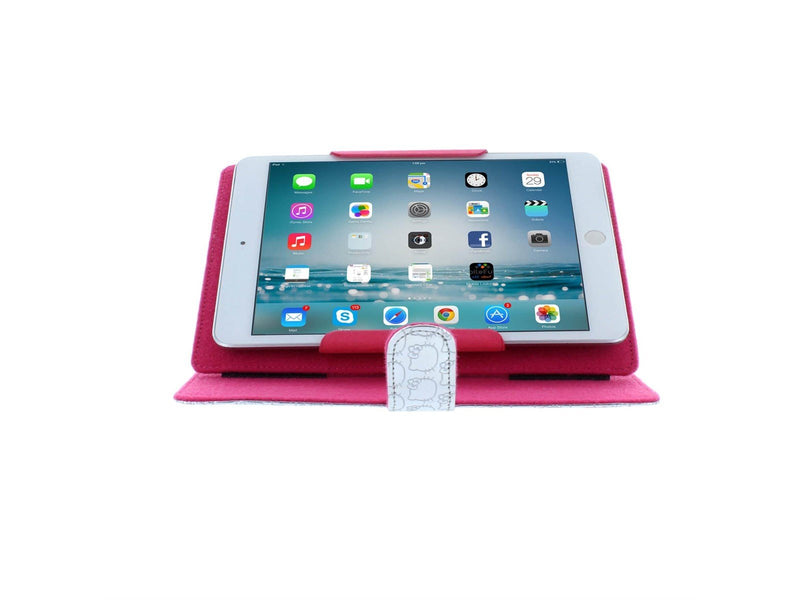 Hello Kitty Tablet Folder Silver 7-8tum Universal