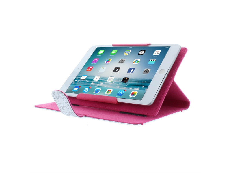 Hello Kitty Tablet Folder Silver 7-8tum Universal