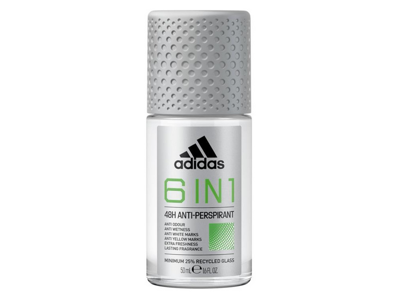 Adidas Cool & Dry 6 In 1 Male Roll-on Deodorant - 50 ml