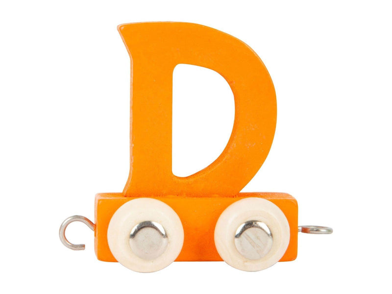 Small Foot - Wooden Letter Train Color - D