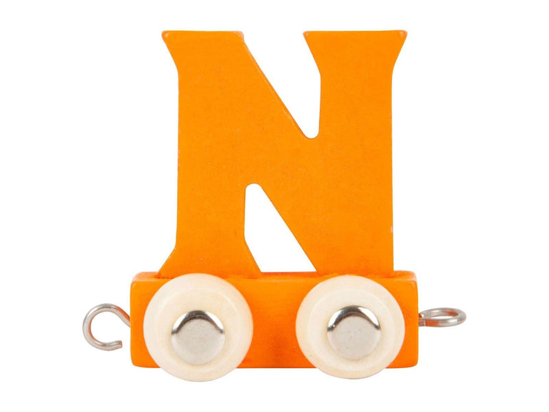 Small Foot - Wooden Letter Train Color - N