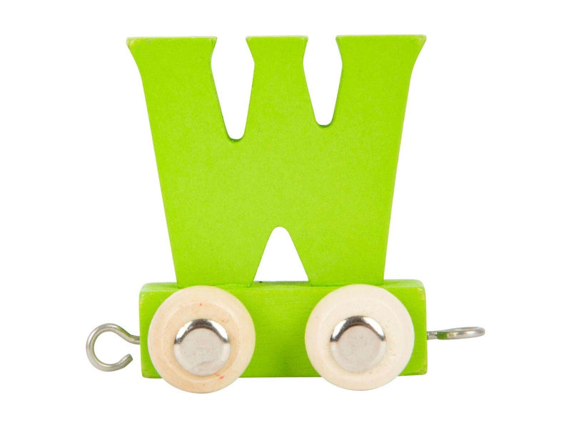 Small Foot - Wooden Letter Train Color - W