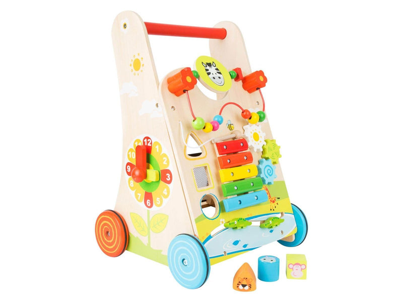 Small Foot - Wooden Baby Walker Walker Colorful