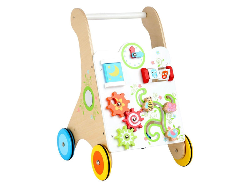 Small Foot - Wooden Baby Walker Walker Colorful