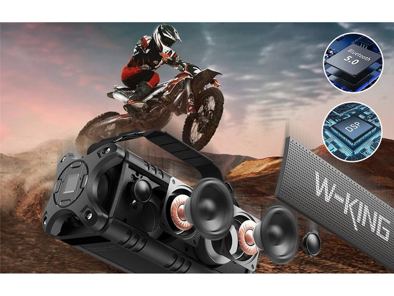 W-KING Wireless Bluetooth Speaker  D8 50W (black)