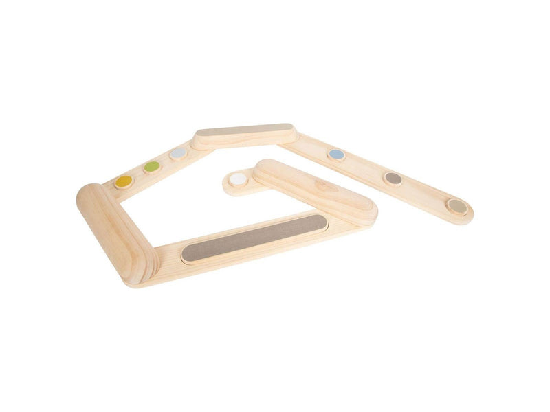 Small Foot - Wooden Balance Beam Adventure 7dlg.