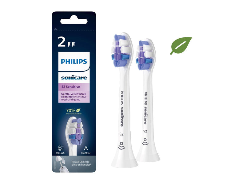 Philips Bürstenköpfe Sonicare Sensitive HX6052/10 toothbrush head - 2 pcs