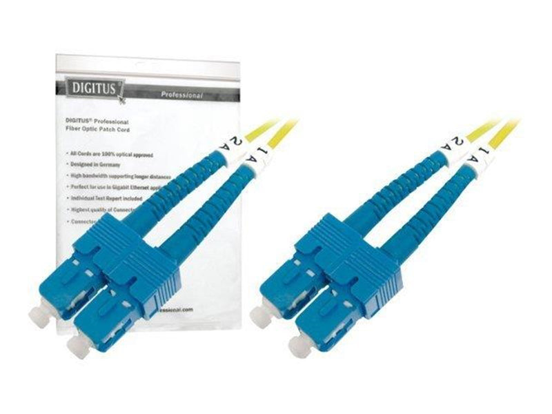 DIGITUS patch cable - 10 m - yellow - Gelb - 10 meter
