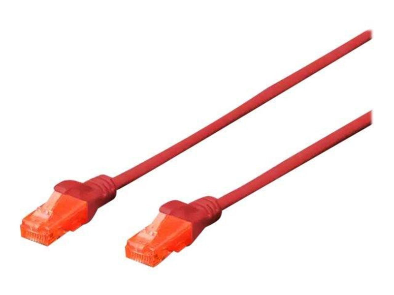 DIGITUS Professional patch cable - 1 m - red - Rot - 1 meter