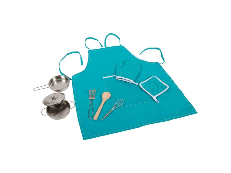 Small Foot - Play Cooking Set with Apron 9 pcs.