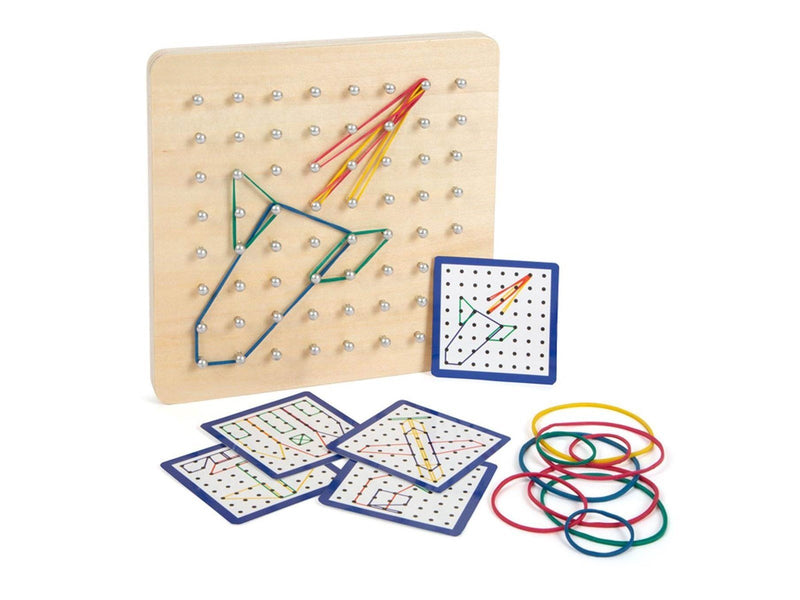 Small Foot - Wooden Geo Board Set