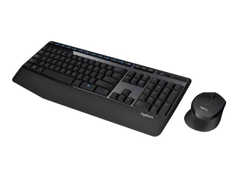 Logitech Wireless Combo MK345 - Tastatur & Maus Set - Französisch - Schwarz