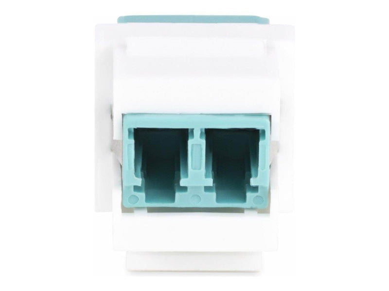 StarTech.com LC to LC Coupler LC Fiber Coupler LC/UPC Keystone Jack Fiber Optic LC Keystone Coupler for Patch Panel - LC to LC D