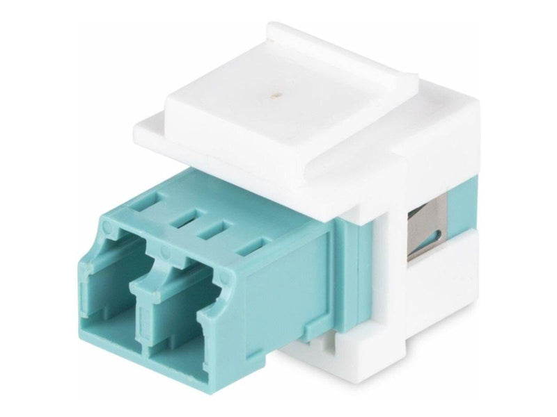 StarTech.com LC to LC Coupler LC Fiber Coupler LC/UPC Keystone Jack Fiber Optic LC Keystone Coupler for Patch Panel - LC to LC D