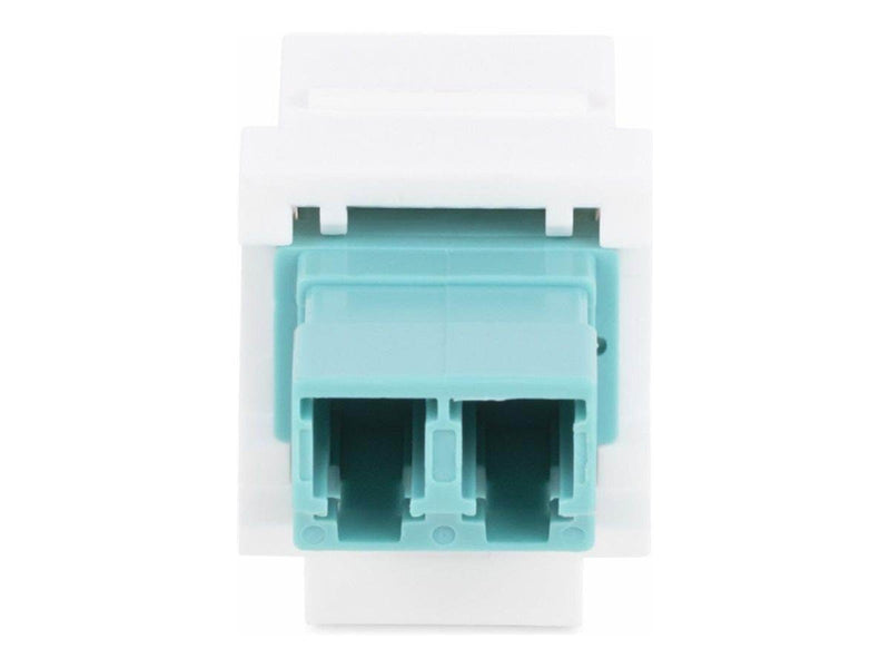 StarTech.com LC to LC Coupler LC Fiber Coupler LC/UPC Keystone Jack Fiber Optic LC Keystone Coupler for Patch Panel - LC to LC D