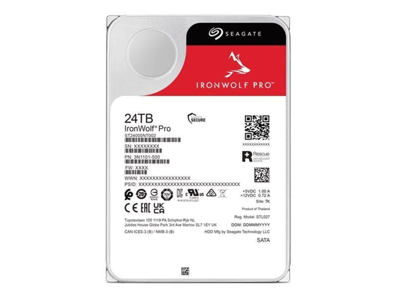 Seagate IronWolf Pro - 24TB - Festplatten - ST24000NT002 - SATA-600 - 3.5"