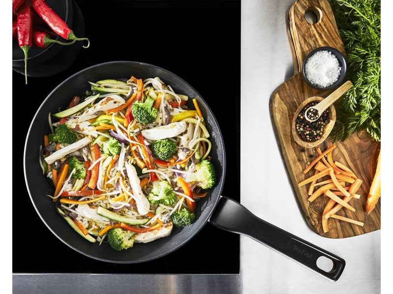 Tefal Hard Titanium PRO Wokpan 28 cm Black