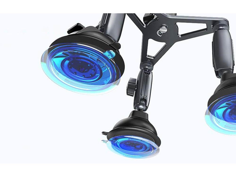 TELESIN Three-Arm Suction Mount - TE-TSB-001