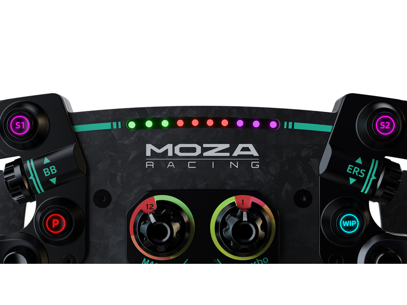Moza Racing MOZA GS V2P Microfiber Leather GT steering wheel - Wired Wheel - PC