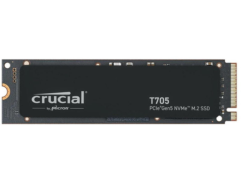 Crucial T705 SSD - 2TB - Ohne Kühlkörper - Schwarz - M.2 2280 - PCIe 5.0