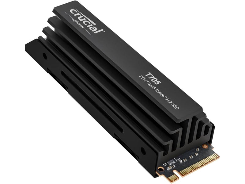 Crucial T705 SSD - 4TB - Mit Kühlkörper - Schwarz - M.2 2280 - PCIe 5.0