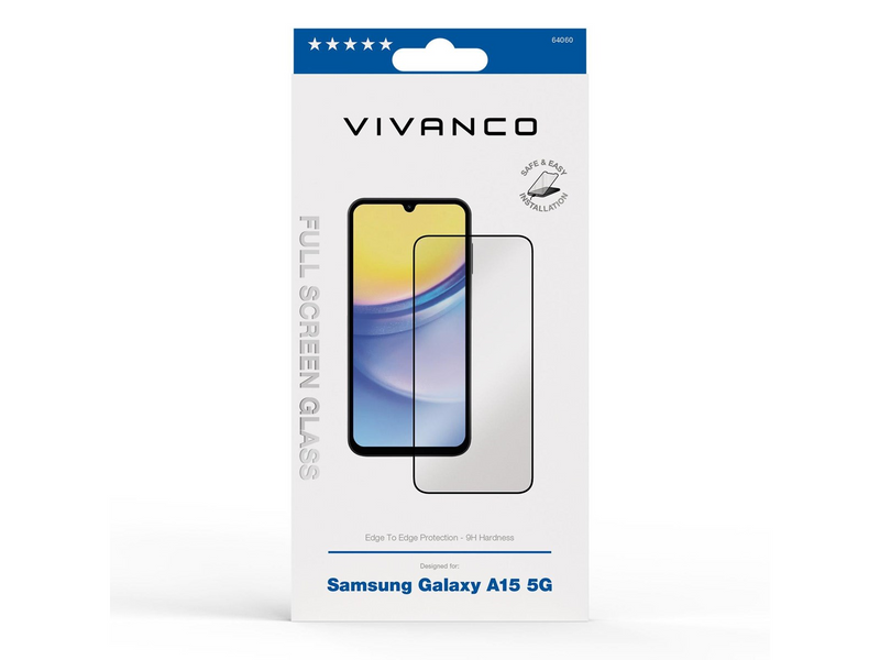 Vivanco Full Screen Tempred Glass Galaxy A15 5G/4G