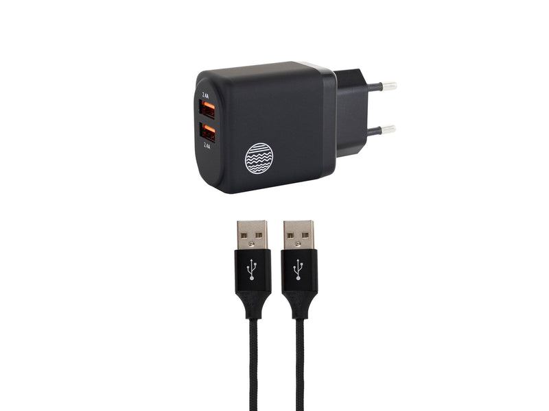 Our Pure Planet 24W Dual USB-A Wall Charger (EU port)
