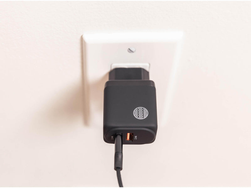 Our Pure Planet 24W Dual USB-A Wall Charger (EU port)