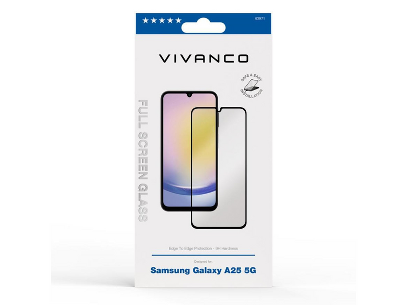 Vivanco Full Screen Tempered Glass 9H Galaxy A25 5G