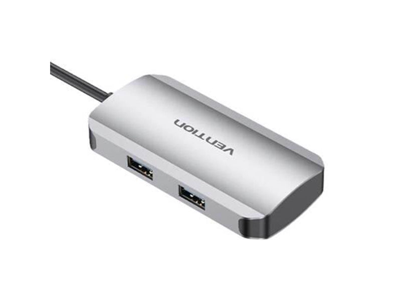 Vention Docking Station USB-C to USB-C 3x USB3.0 PD 0.15m Grey
