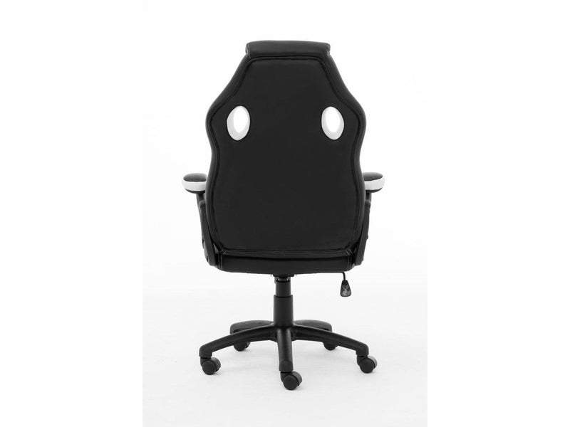 Raptor Gaming Chair GS-40 Compact PU & Fabric Black/White
