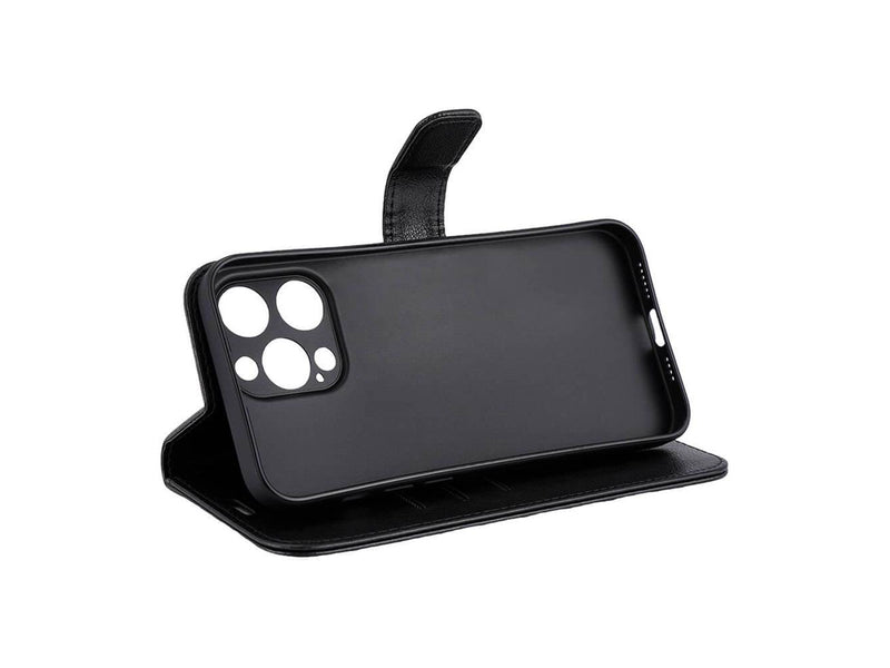 Radicover Wallet Case Anti Radiation PU MagS RFID Black - iPhone 15 Pro Max