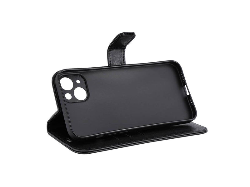Radicover Wallet Case Anti Radiation PU MagS RFID Black - iPhone 15 Plus